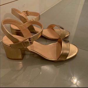 Rose Gold Block Heels